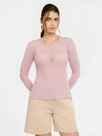 Haut ' MESH ' Liberte Essentiel en violet : devant