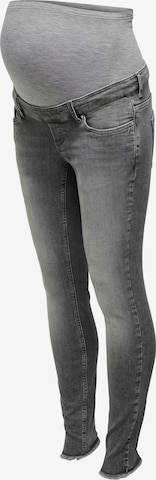 Only Maternity Skinny Jeans 'Blush' in Grijs: voorkant