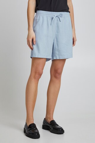 b.young Loose fit Pants ' FALAKKA ' in Blue: front