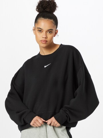 Nike Sportswear Sweatshirt i svart: framsida