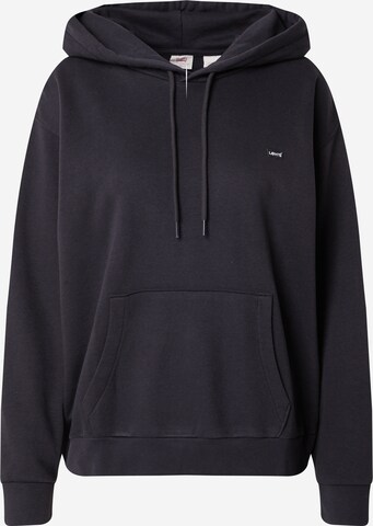 LEVI'S ® Sweatshirt 'Everyday Hoodie' in Zwart: voorkant
