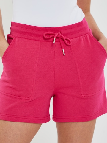 Threadbare Regular Shorts 'Spencer' in Pink