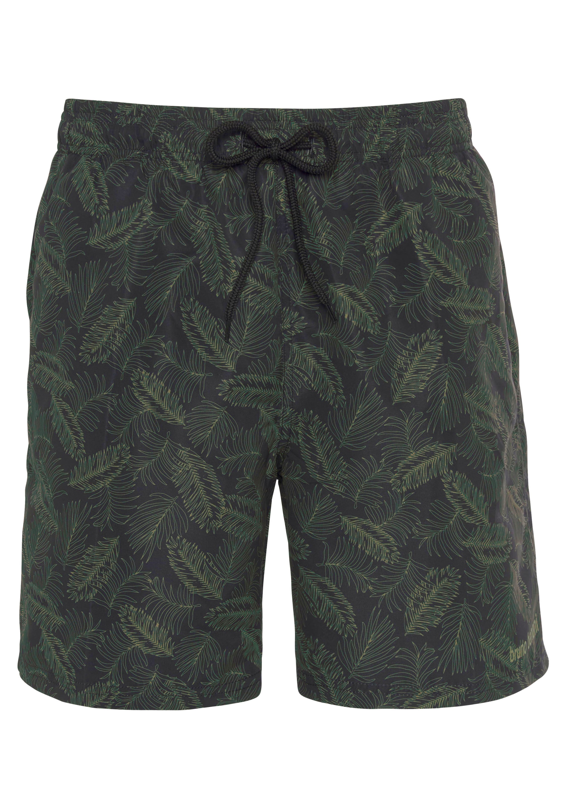 Bruno Banani Board Shorts in Khaki / Fir / Black, Item view