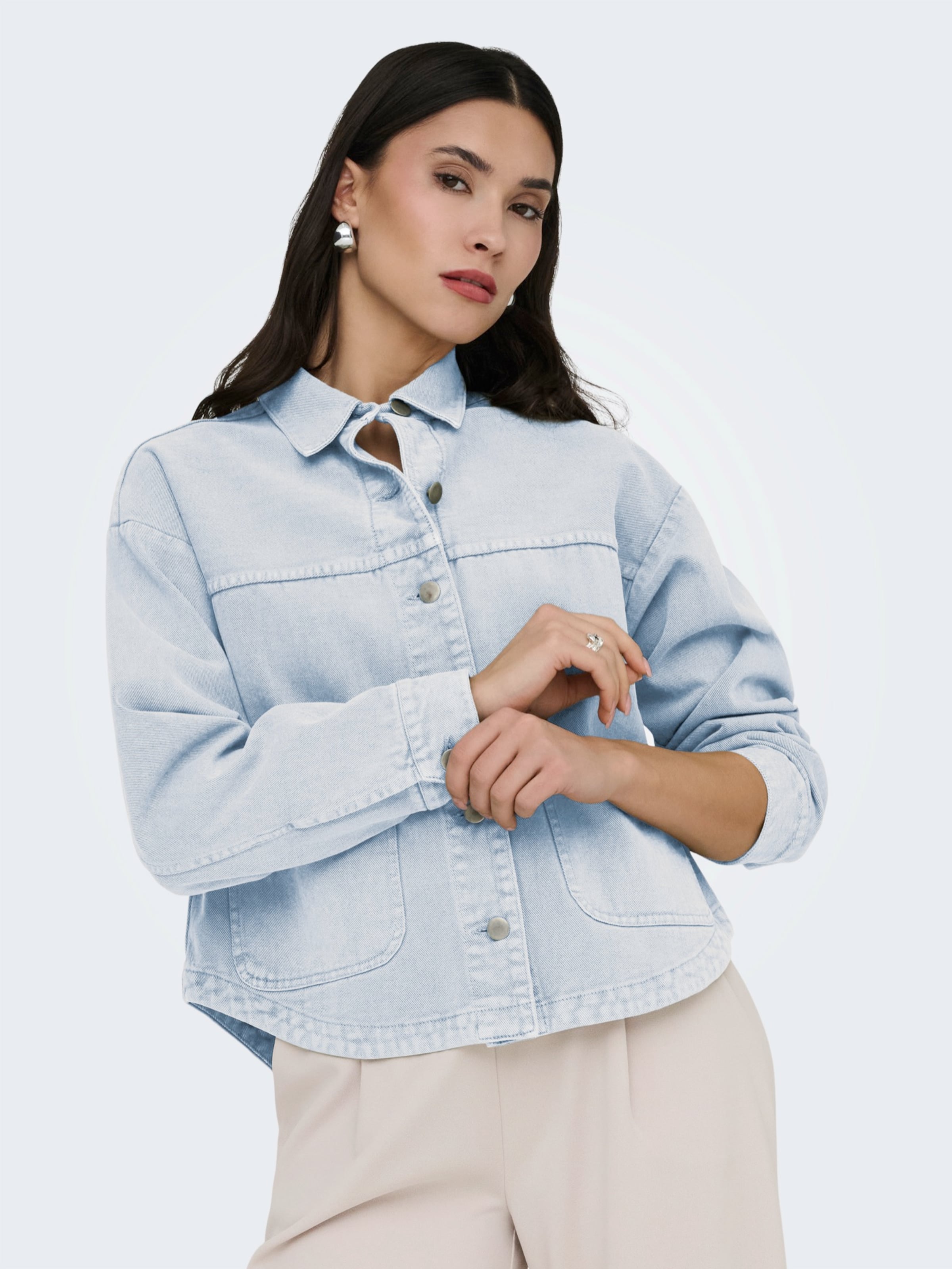 JDY Between-Season Jacket 'NOMA' in Blue Denim | ABOUT YOU
