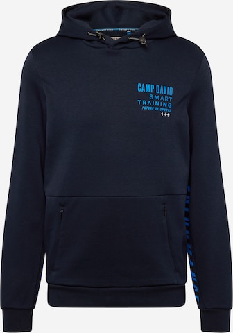 CAMP DAVID Sweatshirt in Blau: predná strana