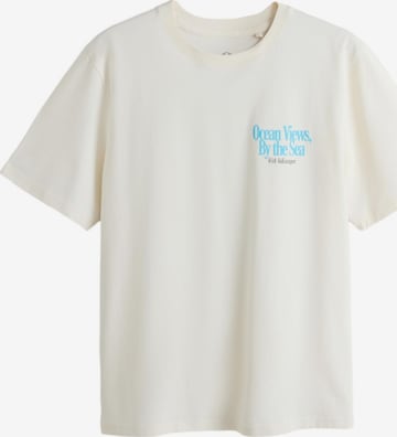 T-Shirt Next en blanc : devant