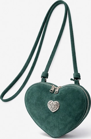 Allgäu Rebell Crossbody Bag 'Oktoberfest' in Green: front