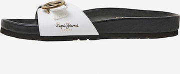 Pepe Jeans Mules in White: front