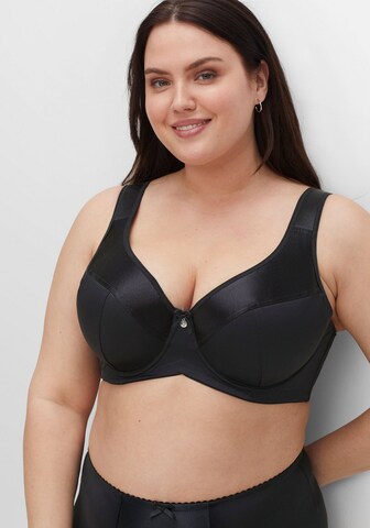 SHEEGO T-shirt Bra in Black