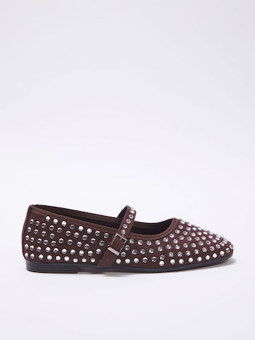 Trendyol Strap ballerina in Brown