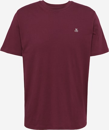 T-Shirt Marc O'Polo en rouge : devant