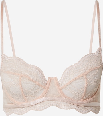 ABOUT YOU x hunkemöller - Balconette Soutien 'Isabelle' em rosa: frente