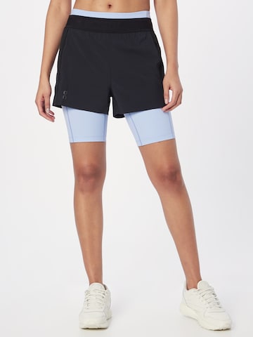 On Regular Sports trousers in Black: front