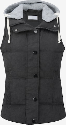 YOUTHUP Vest in Black: front
