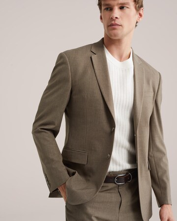 WE Fashion Слим Пиджак в Серый