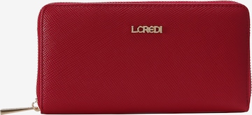 L.CREDI Wallet 'Ebba' in Red: front