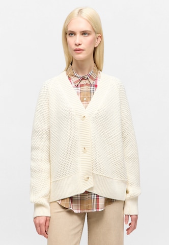 ETERNA Strickjacke in Weiß: Vorderseite