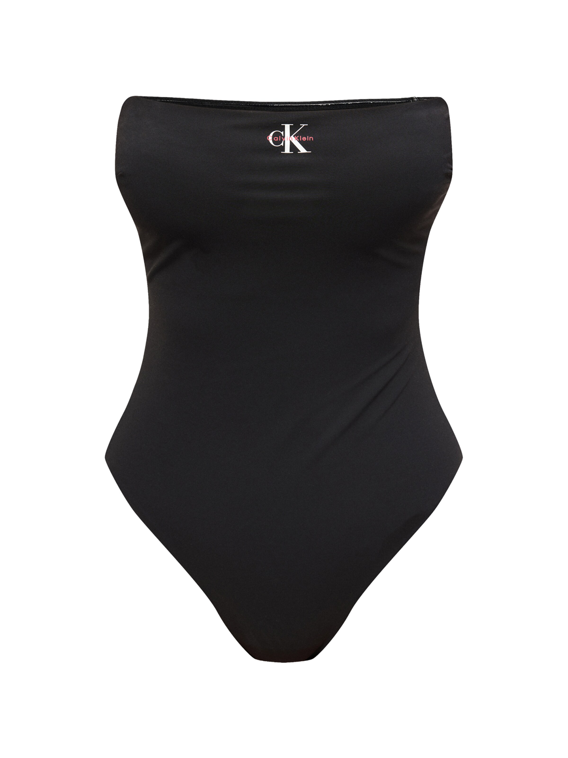 Calvin Klein Swimwear Бандо Купальник в Черный: спереди