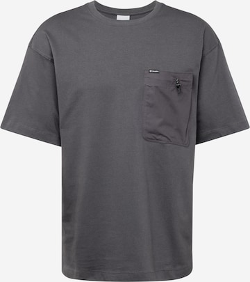 T-Shirt fonctionnel COLUMBIA en gris : devant