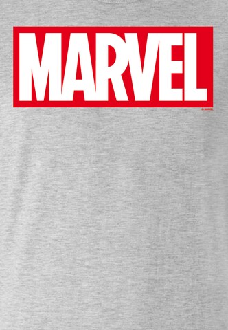 LOGOSHIRT Shirt 'Marvel Comics' in Grijs