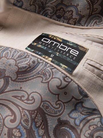 Regular fit Giacca da completo di Ombre in beige