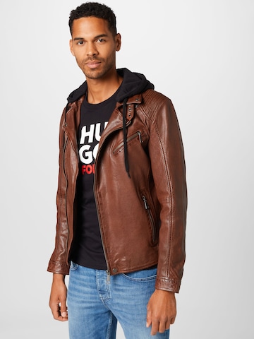 FREAKY NATION Between-season jacket in Brown: front