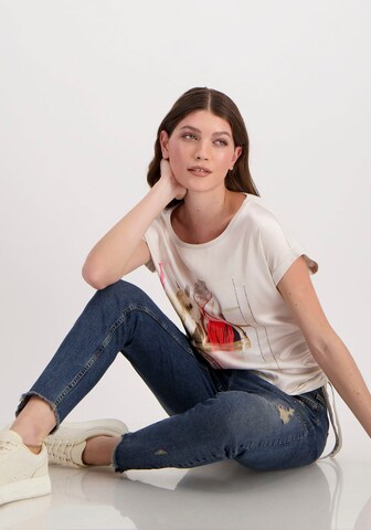 monari - Camiseta en beige