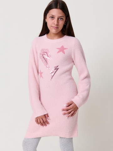 KOROSHI Jurk in Roze: voorkant