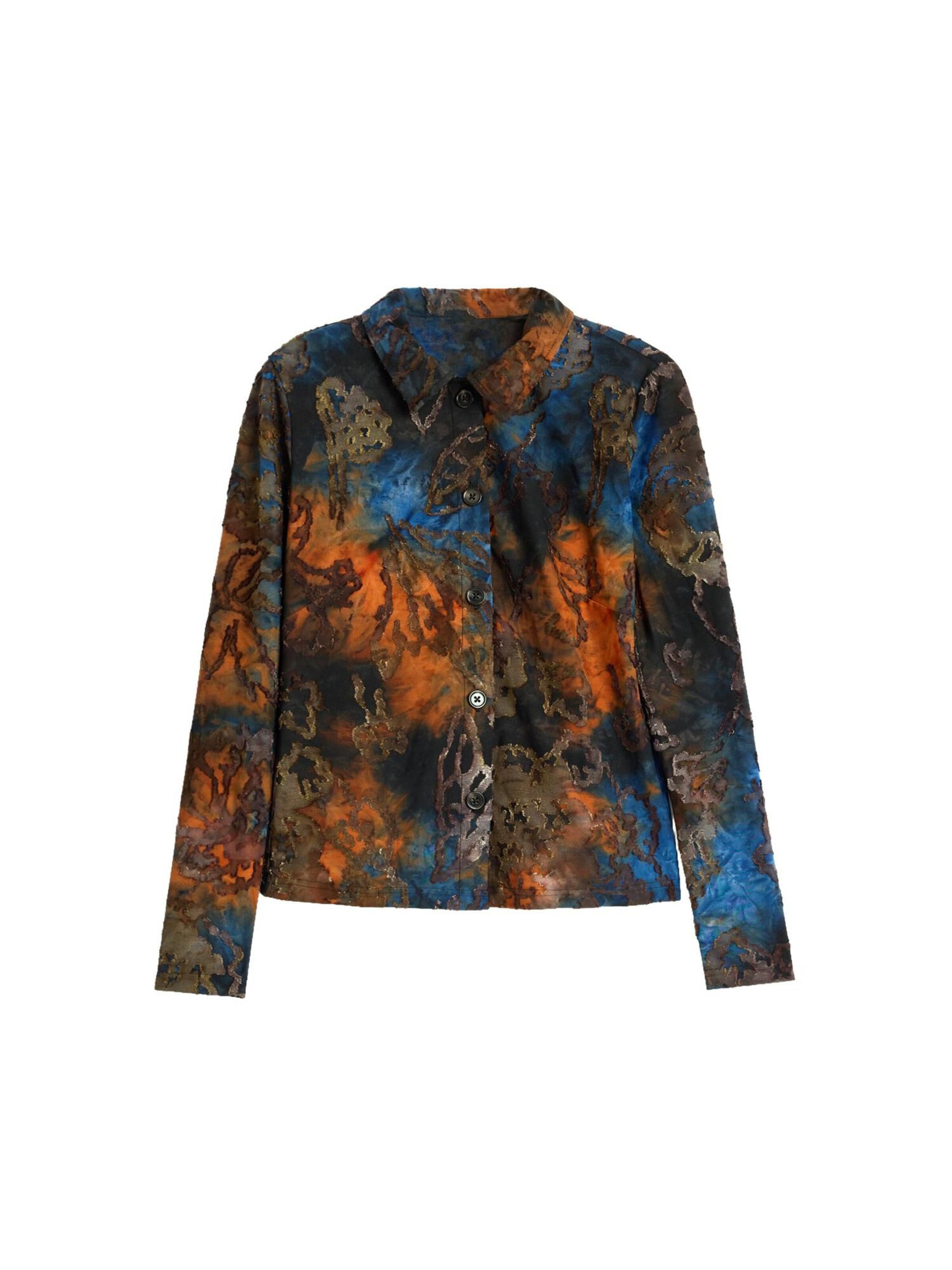 Camicia da donna di Desigual in marrone: frontale