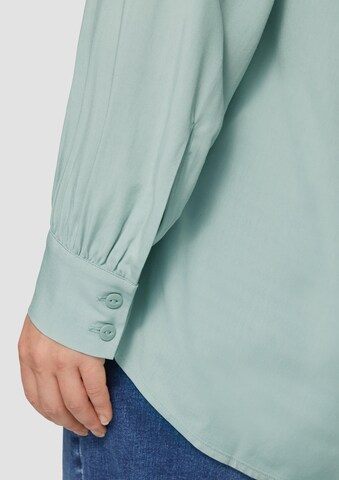 QS Bluse in Grün