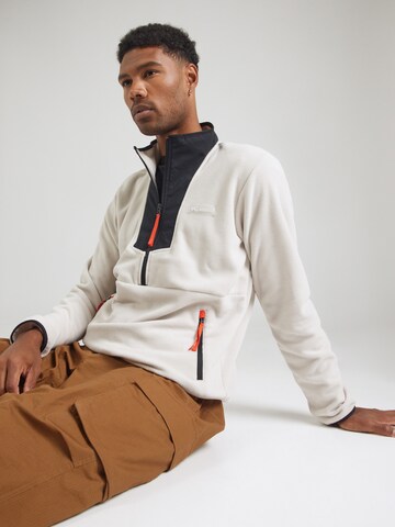 COLUMBIASportska sweater majica 'Sequoia Grove' - siva boja: prednji dio