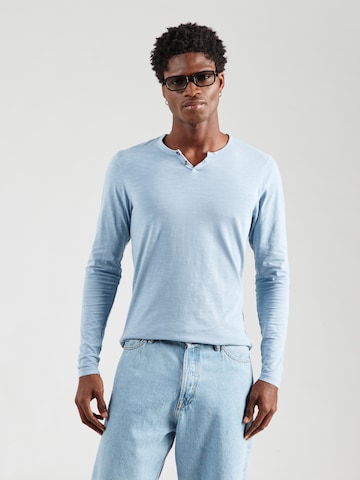 JACK & JONES Средняя посадка Футболка 'JJESPLIT' в Синий: спереди