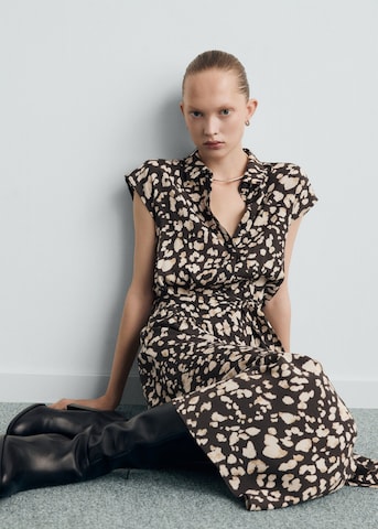 MANGO Dress 'Apple-w' in Brown