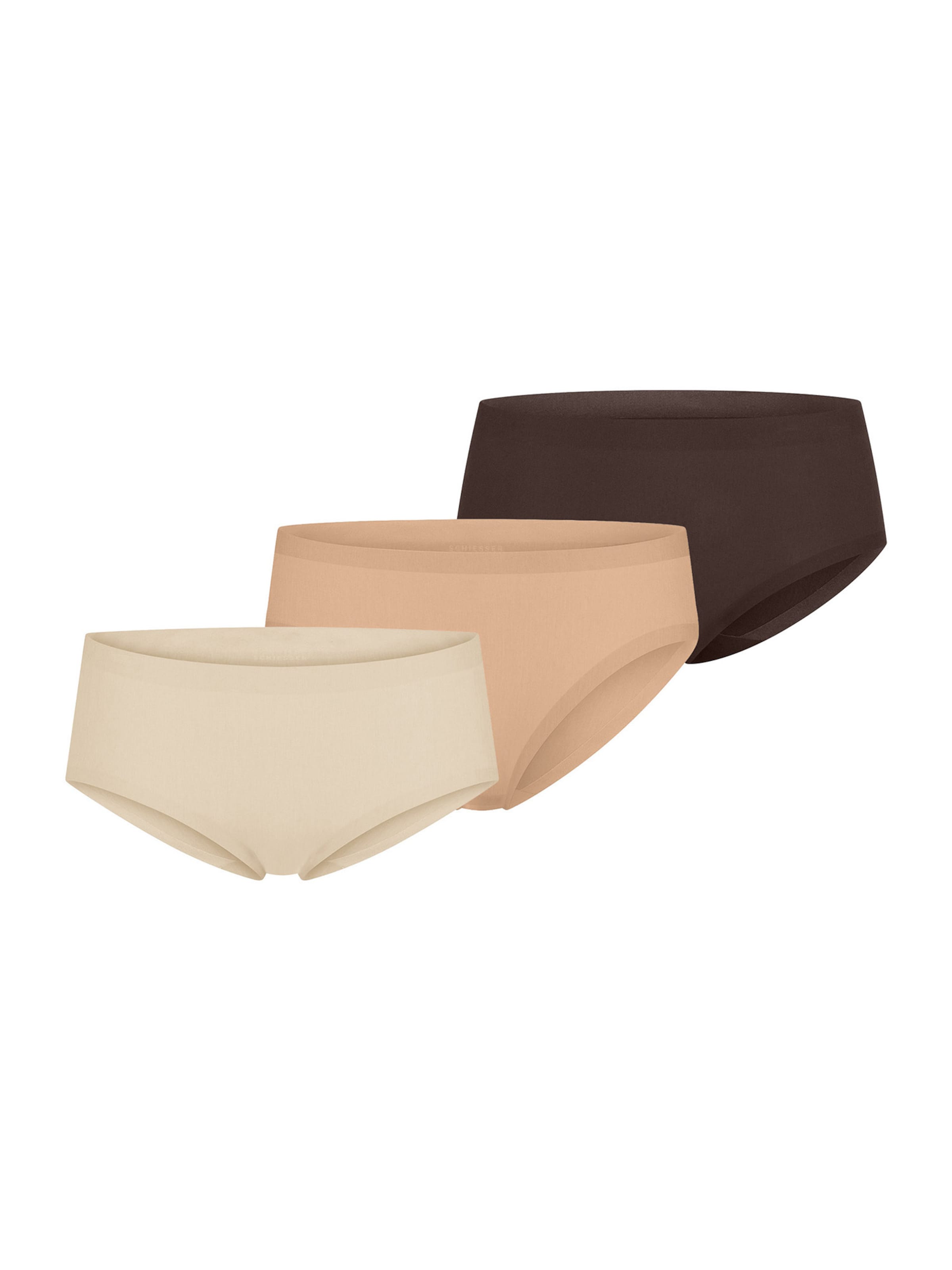 SCHIESSER Panty ' Invisible Cotton ' in Beige: front