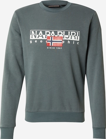 NAPAPIJRI Mikina 'B-AYLMER C WINT' - Zelená: predná strana