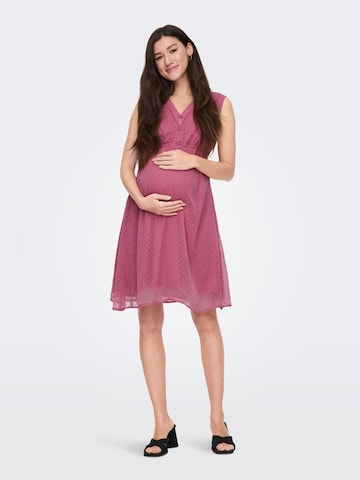 Only Maternity Kjole i pink: forside