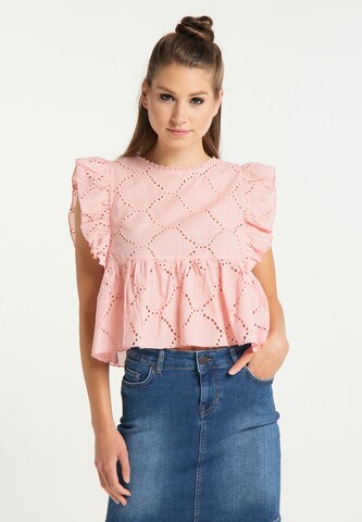 MYMO Shirt in Roze: voorkant