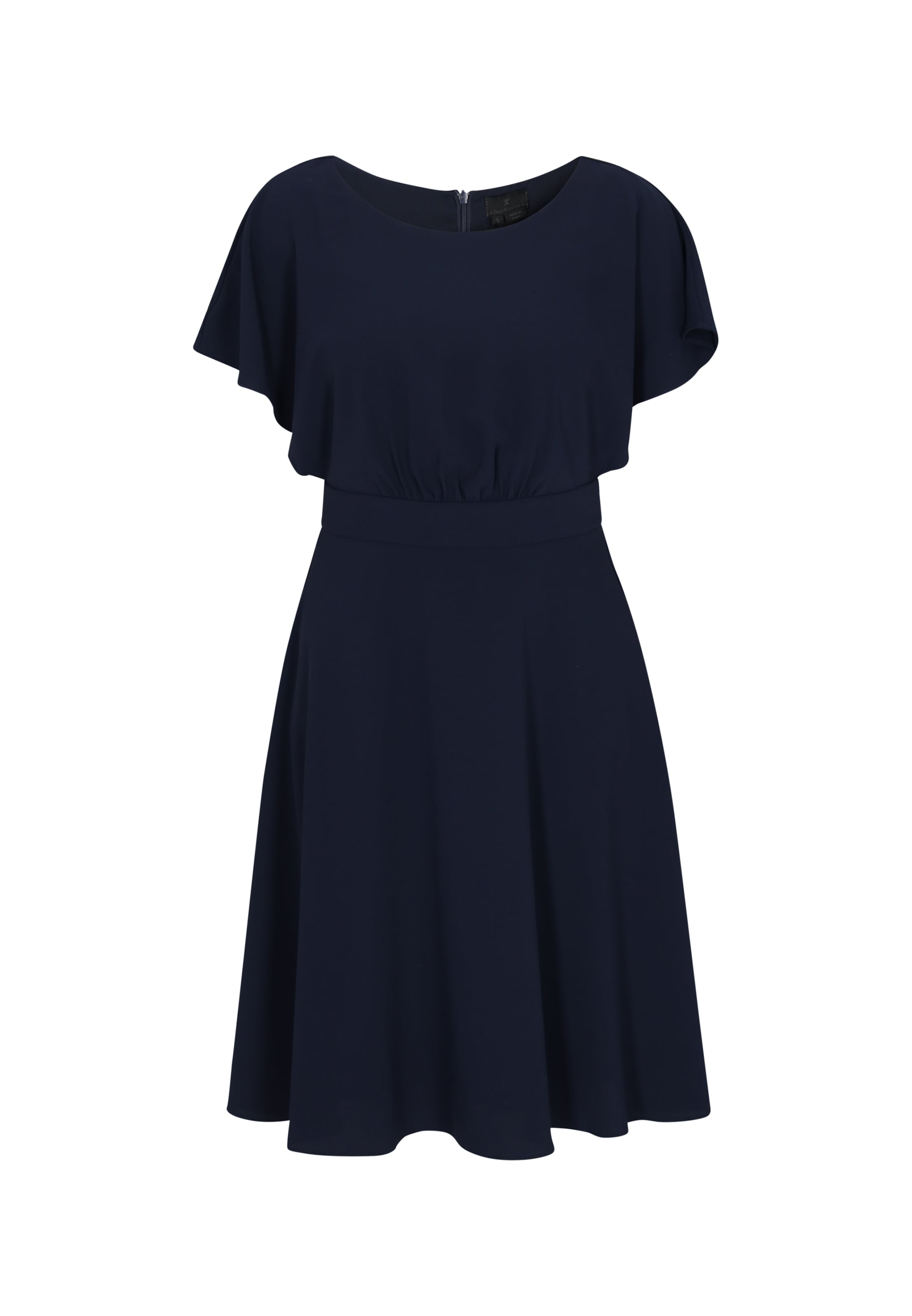 DreiMaster Klassik - Vestido de verano en azul: frente