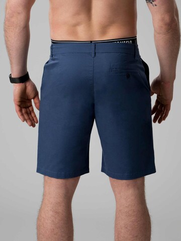 Coupe slim Pantalon chino 'Pantoneclo Men’s Chino Shorts' PANTONECLO en bleu