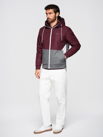 Ombre - Chaqueta de entretiempo en rojo