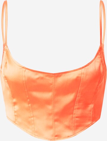 Haut Nasty Gal en orange : devant