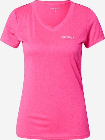 ICEPEAK Functioneel shirt 'Beasley' in Roze: voorkant