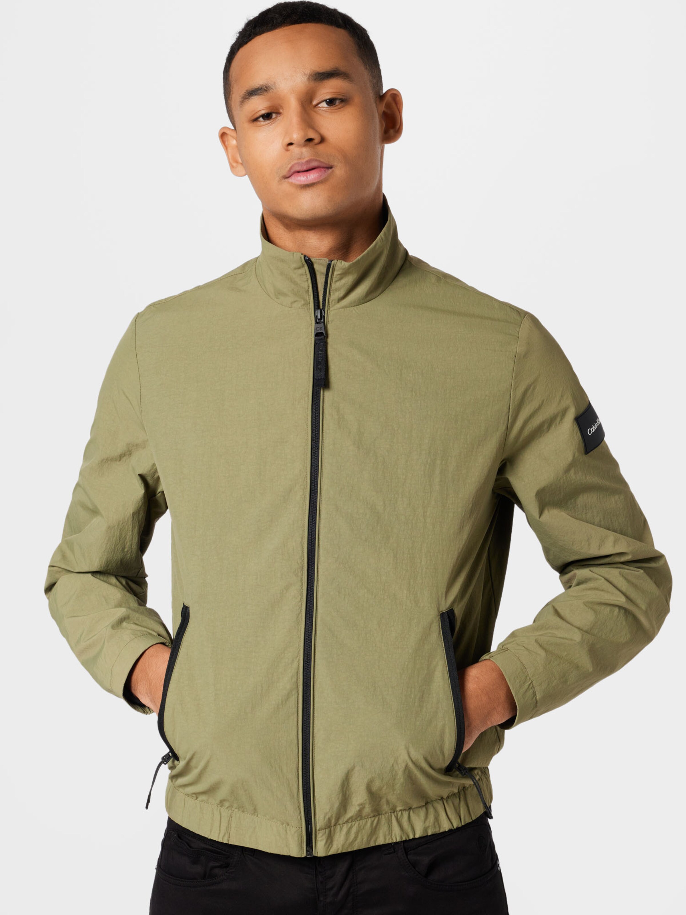 Männer Jacken Calvin Klein Übergangsjacke in Khaki - LQ15080 Männer Jacken Calvin Klein Übergangsjacke in Khaki - LQ15080