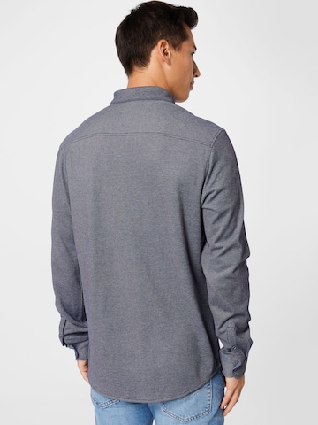 TOM TAILOR Regular fit Button Up Shirt in Grey