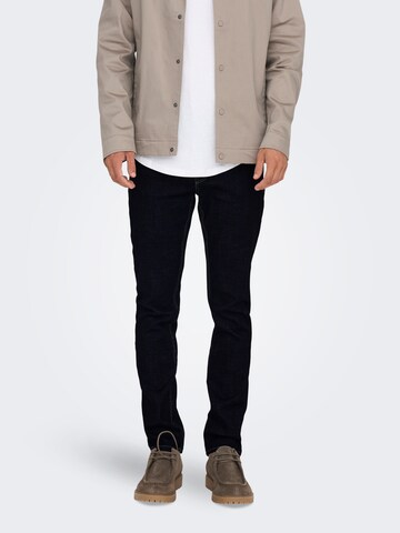 Coupe slim Jean 'ONSWeft' Only & Sons en bleu : devant
