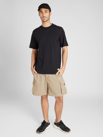 QUIKSILVER Loosefit Urheiluhousut 'RUN ASHORE' värissä beige