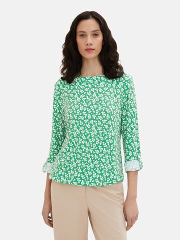 TOM TAILOR Shirt in Green: front