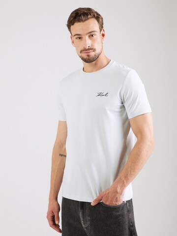 T-Shirt Karl Lagerfeld en blanc : devant