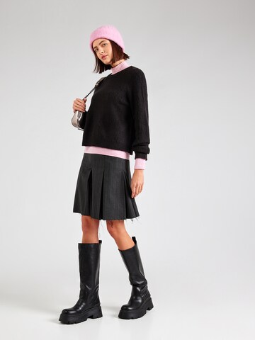 PIECES Pullover in Schwarz