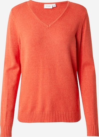 VILA Sweater 'Viril' in Red: front